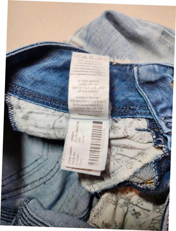 Pepe jeans femme vintage y2k 2000 taille W25 L30 - photo numéro 7