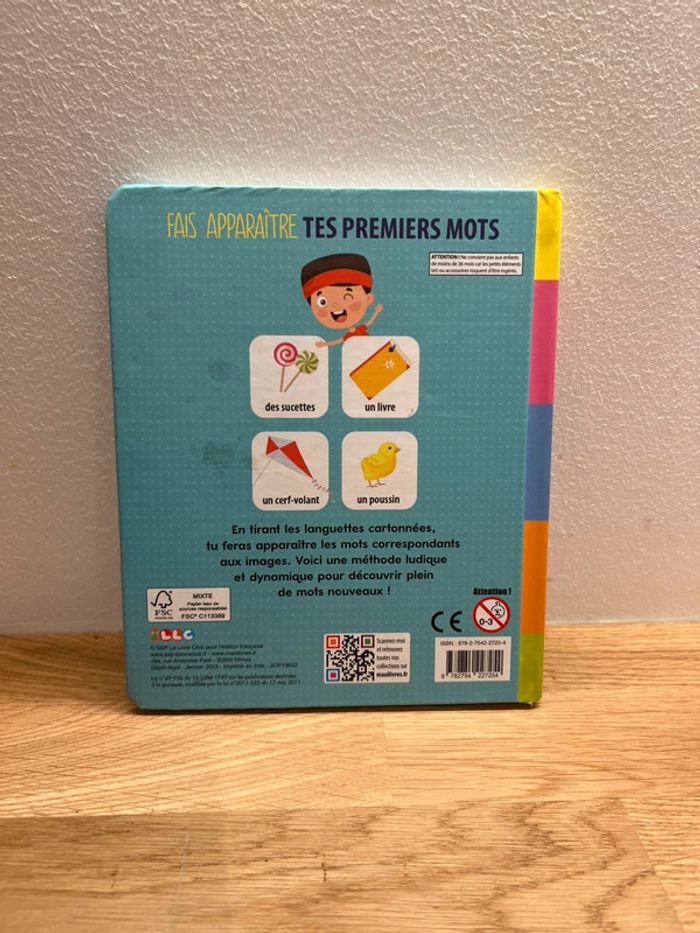 Livre enfant - Fait apparaître tes premiers mots - photo numéro 2