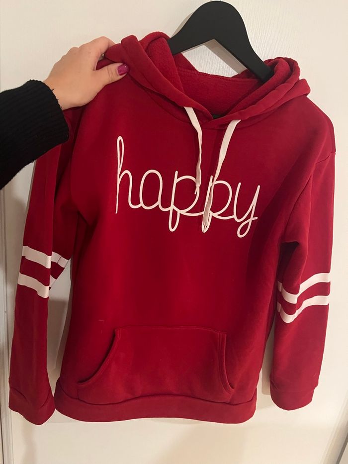 Sweat rouge - photo numéro 2