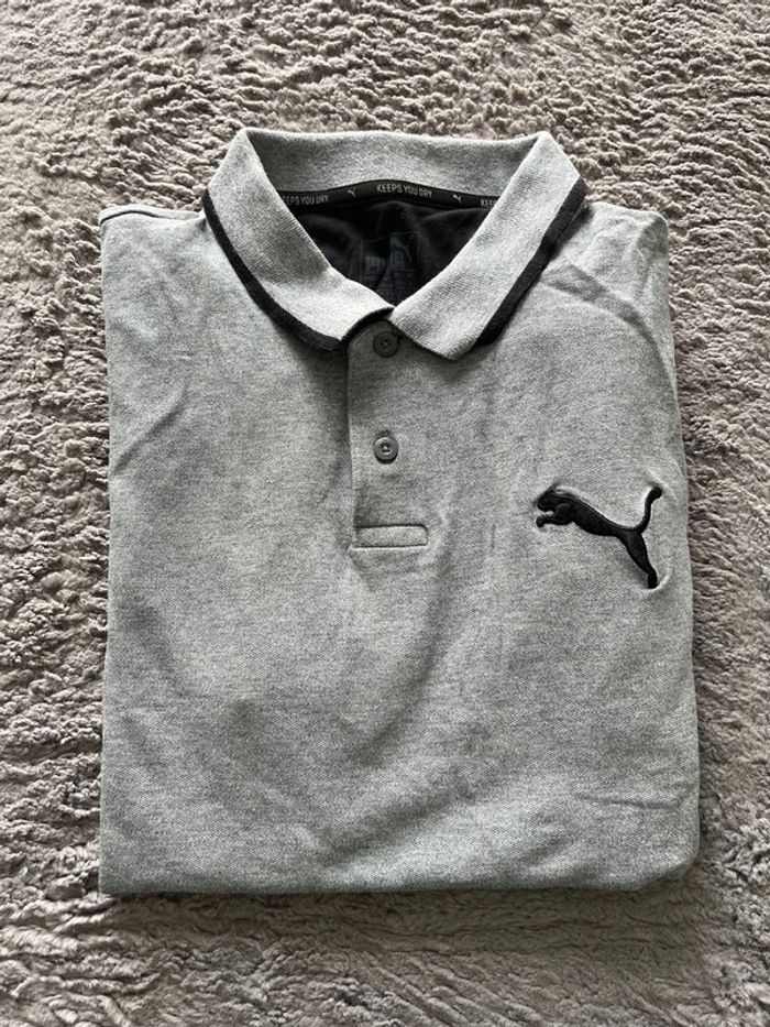 Polo gris puma taille S