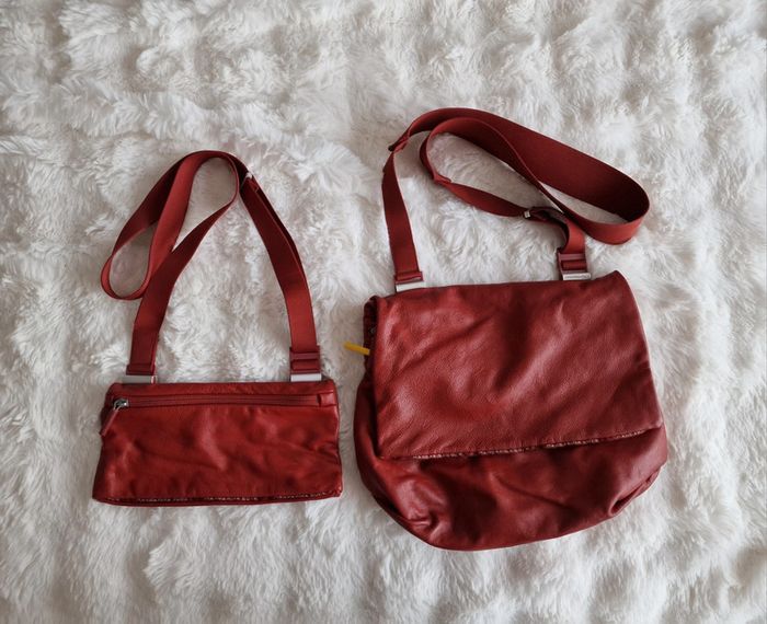 Lot 2 sacs Mandarina Duck cuir