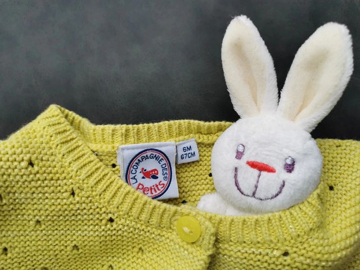 Gilet 👣 la compagnie des petits, 6 mois - photo numéro 6