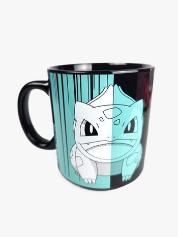 Mug Bulbizarre Pokémon Noir et turquoise