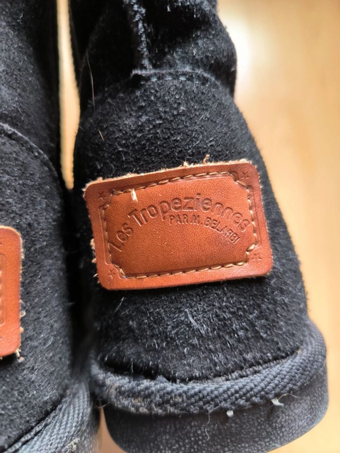 Bottes fourrées noires les tropéziennes pointure 38 - photo numéro 4