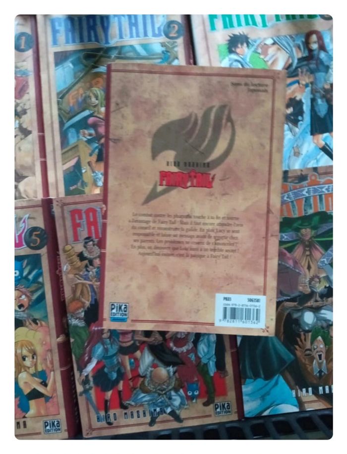 Lot Fairy tail tomme 1 à 9 - photo numéro 6