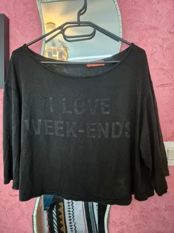 T-shirt noir