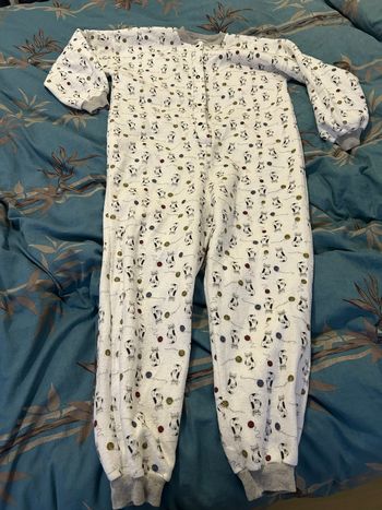 Pyjama une pièce / grenouillère adulte chat 38 / 40