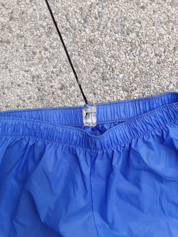 Pantalon de pluie marque kway vintage taille l - photo numéro 3
