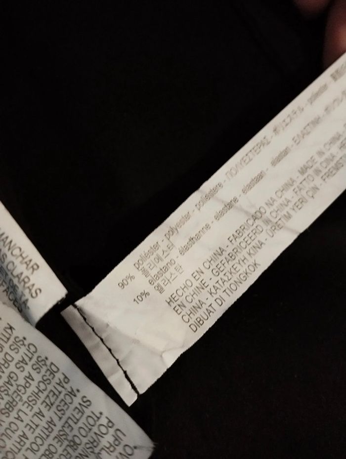 Mini jupe XS Zara noire effet daim - photo numéro 6