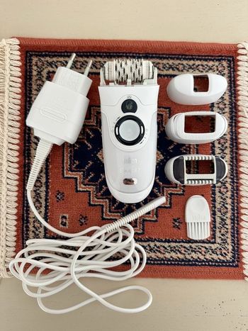 épilateur électrique sans fil étanche et rechargeable Braun Silk Epil wet&dry