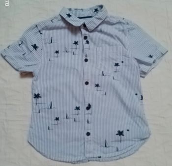 Orchestra chemisette manches courtes rayures 4 ans