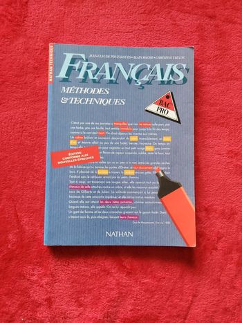 Français méthode et techniques bac pro