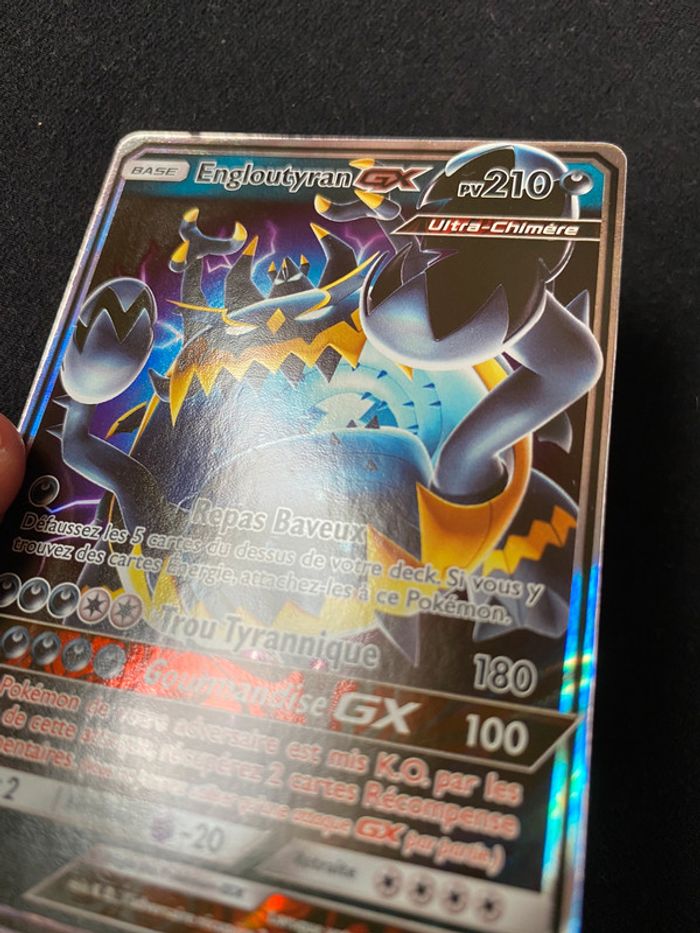 Carte Pokémon rare Engloutyran GX 210PV holo 63/111 TBE - photo numéro 2