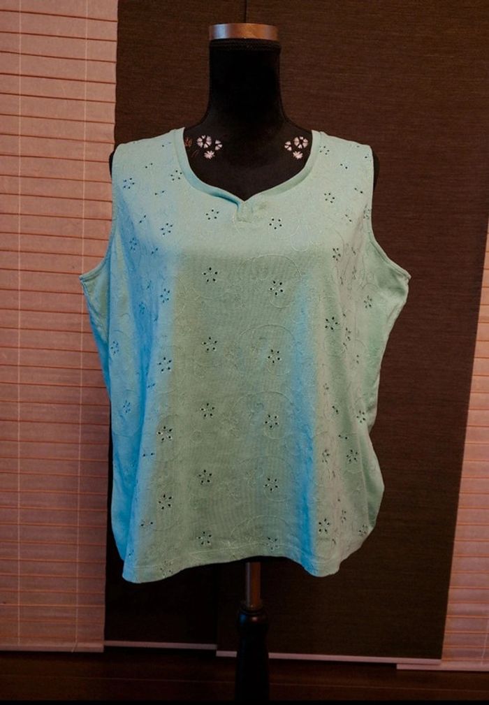 Débardeur vert menthe