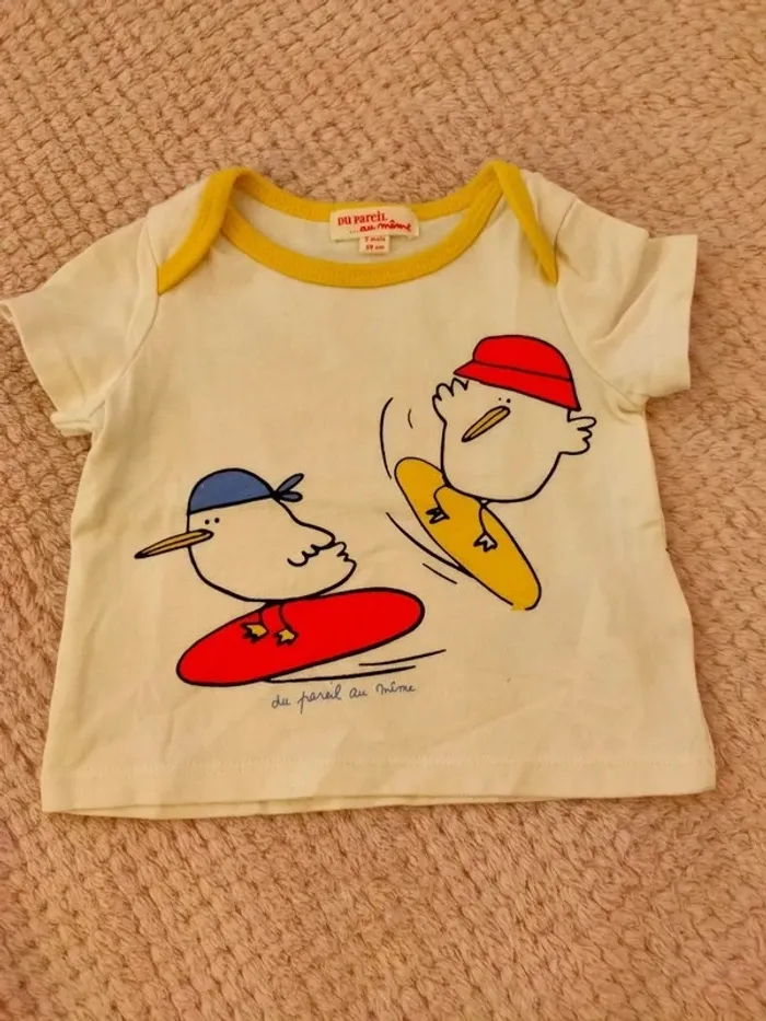 Tee-shirt Dpam 3 mois
