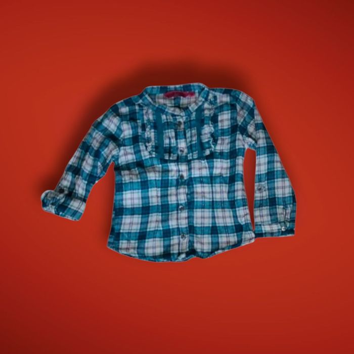 chemise à carreaux fille 3 ans