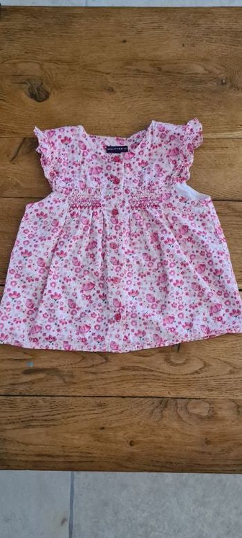Blouse 24mois fleurie