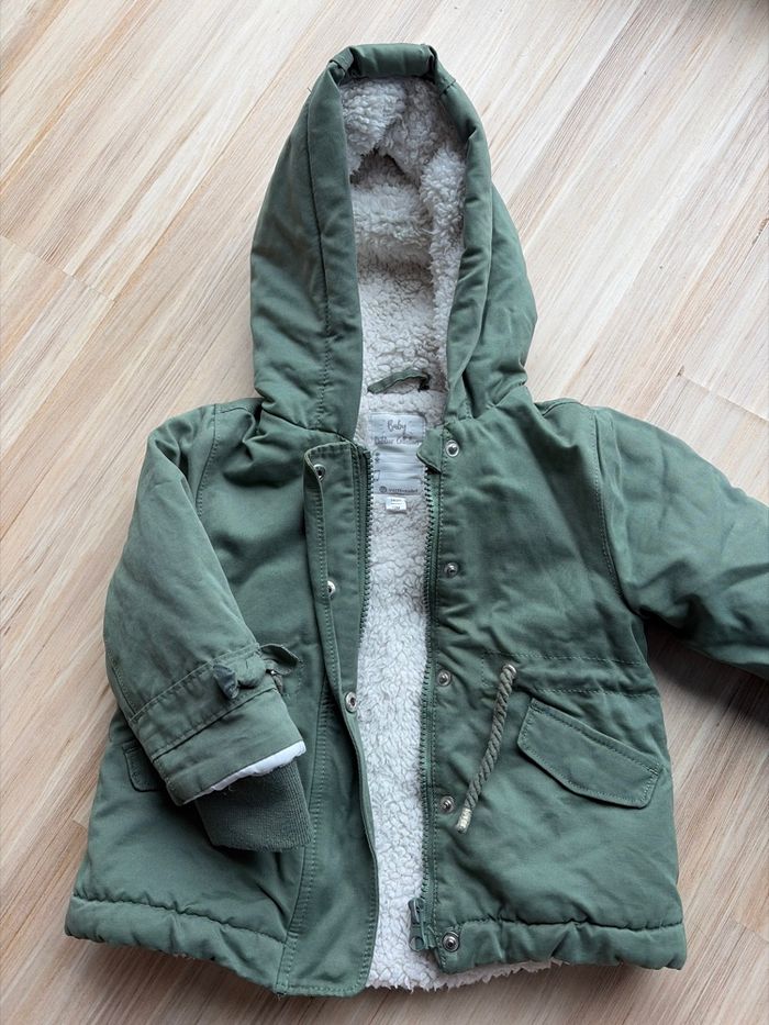 Manteau doudoune mixte vertbaudet 12 mois vert