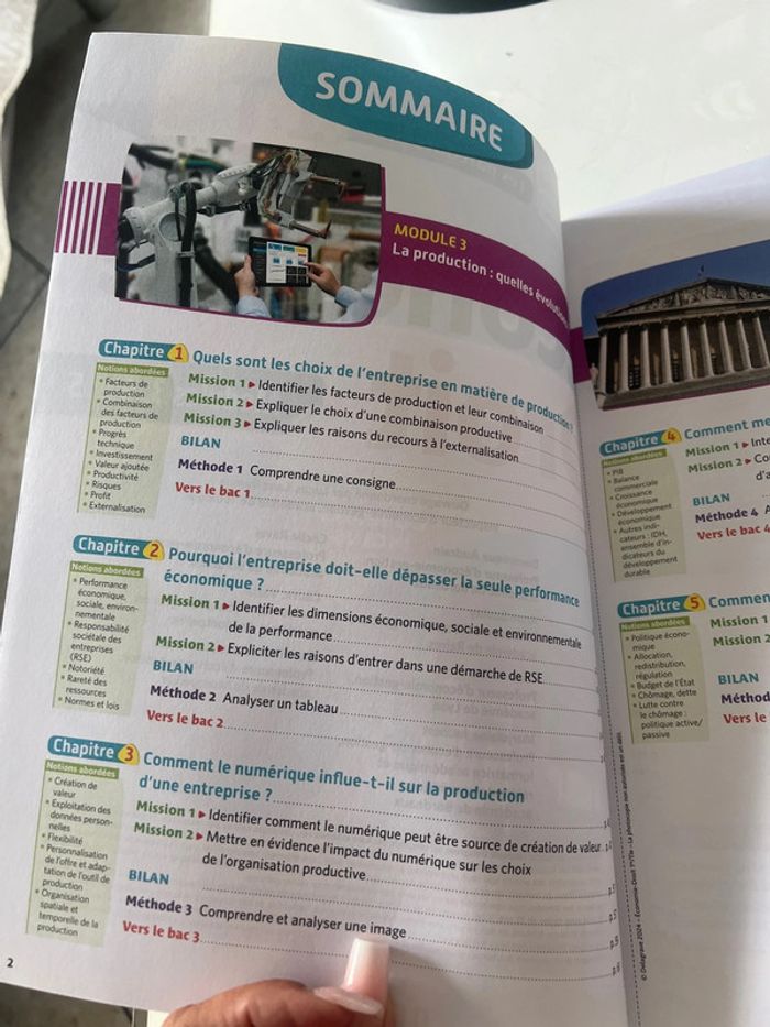 Économie droit 1re tle bac pro modules 3,4 et 5 - photo numéro 3