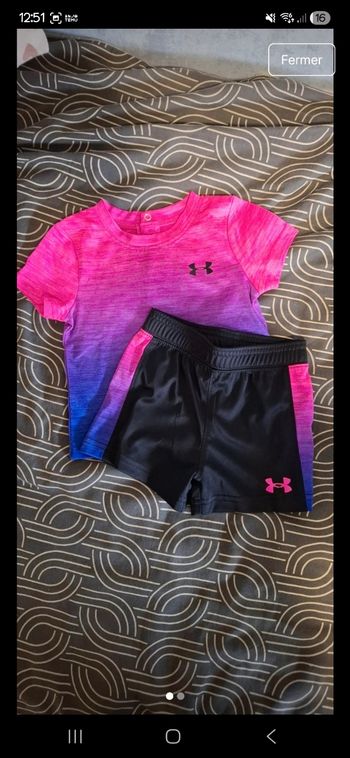 Ensemble short under armour