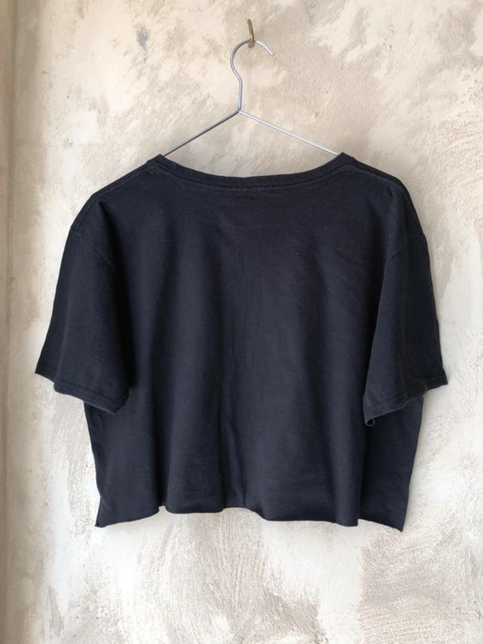 T-shirt Crop top noir Transformers L - photo numéro 3