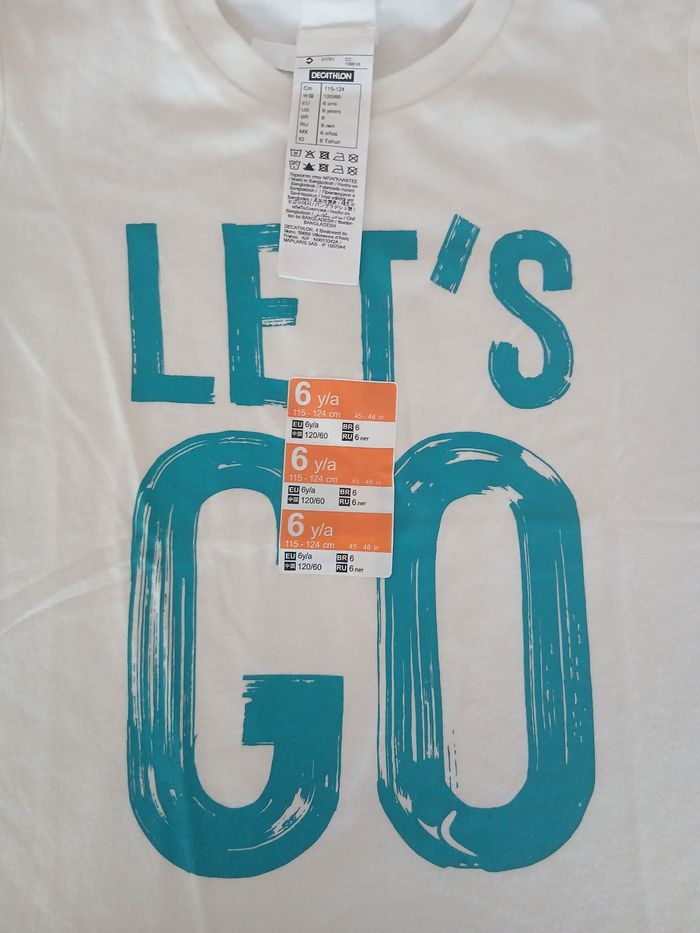 Lot de 2 Tee-shirts neufs 6 ans - photo numéro 2