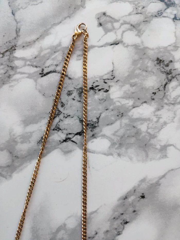 Collier vintage doré et strasse - photo numéro 15