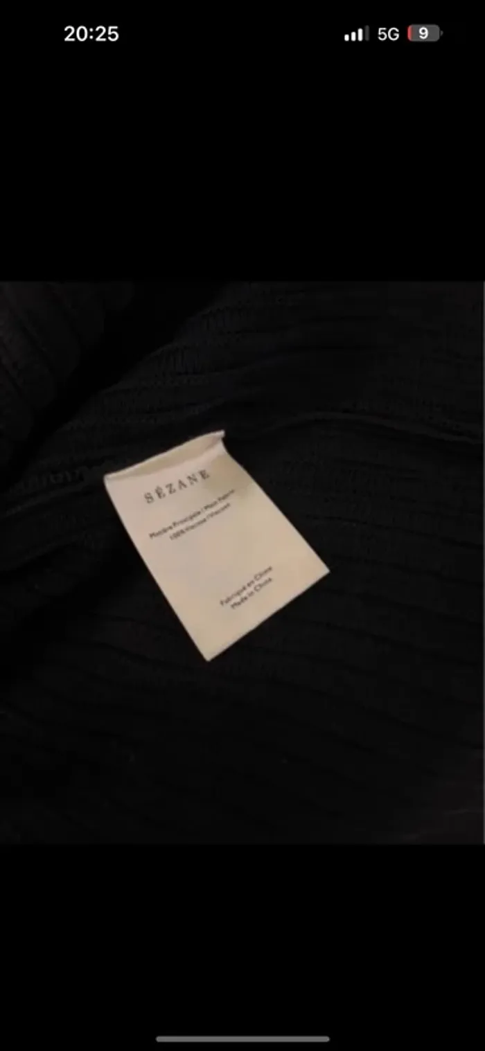 Élégante Robe Sézane Noire - Taille S - photo numéro 12