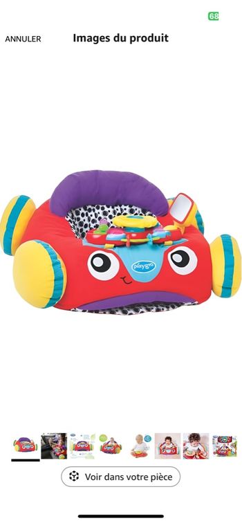 Voiture en mouse pour bébé