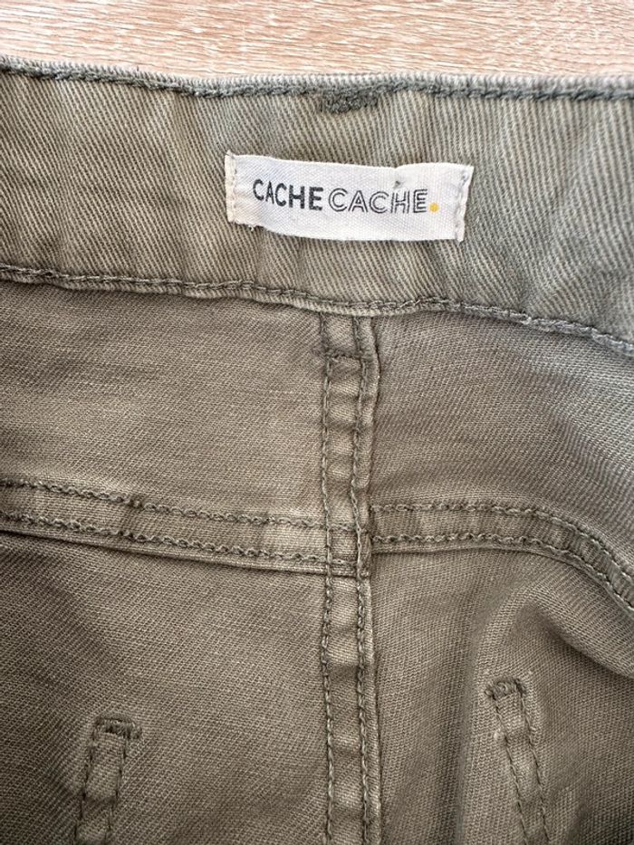 Jeans kaki Cache Cache - photo numéro 3