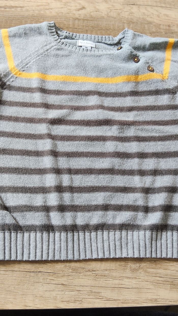 Pull avec boutons taille 36 mois - photo numéro 2