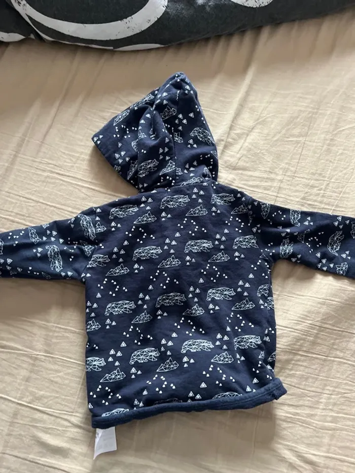 Pull zip à capuche - photo numéro 3