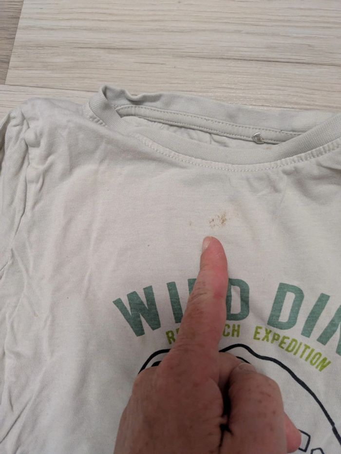 T-shirt manches longues garçon 5 ans dinosaure - photo numéro 4