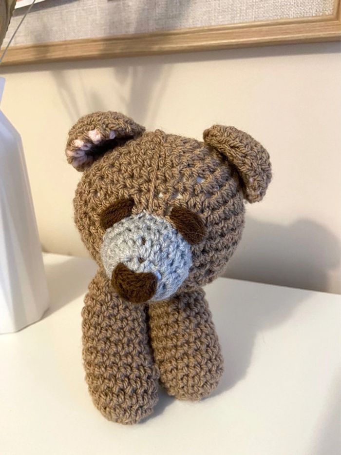 Peluche crochet ourson - photo numéro 2