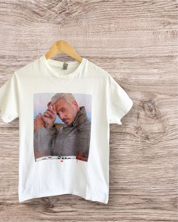 T-shirt blanc m.pokora Matt pokora épicentre  2024/2025 taille 36 S