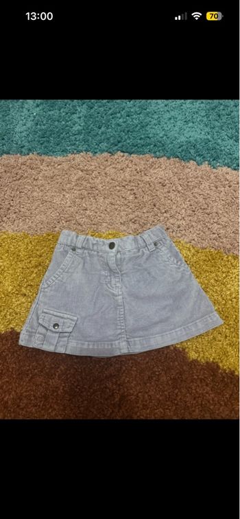 Jupe velour texbasic taille 3 ans