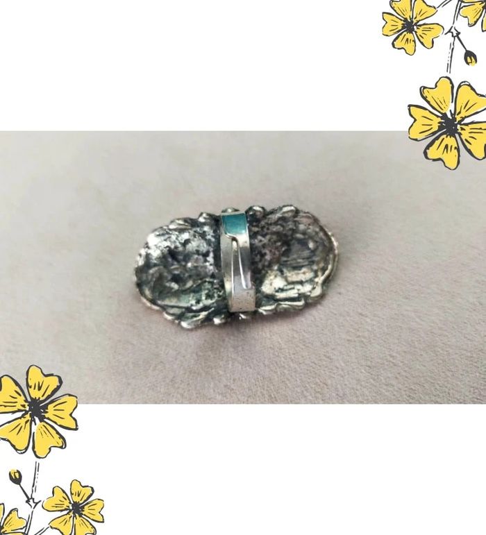 Bague – Perles bleue - Collection Brume Bleue - photo numéro 5