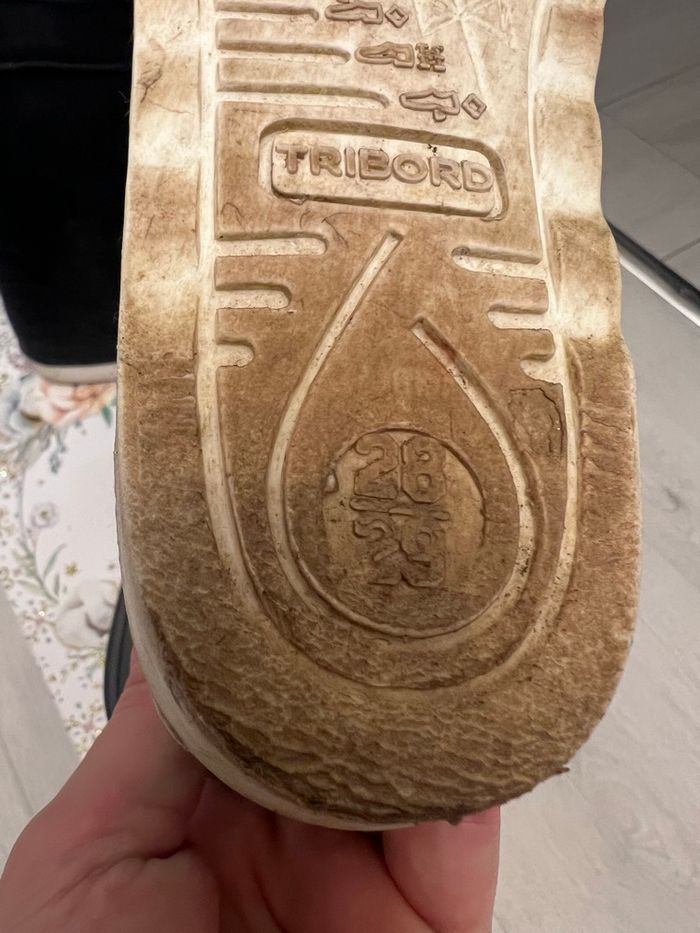 Botte de pluie bleue marine  tribord 28/29 - photo numéro 5