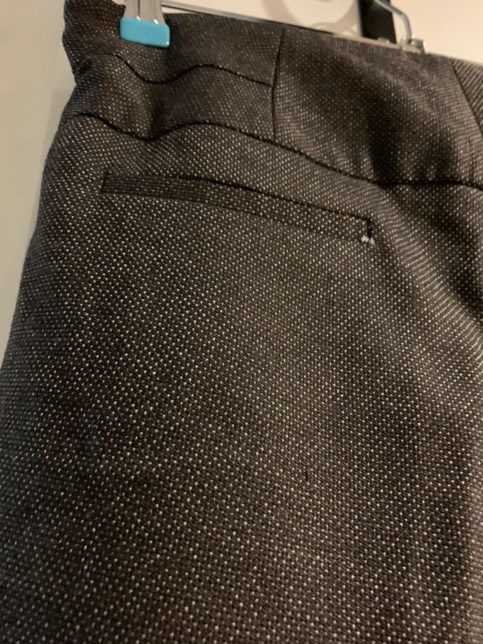 Pantalon noir chiné chaud de Caroll taille 38 - photo numéro 9