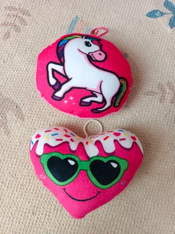 Peluche licorne 🦄 et coeur