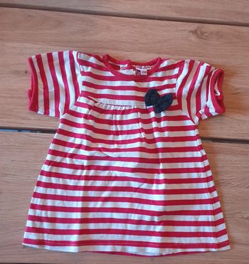 🌸 Robe d'été bébé fille 12 mois pommette 🌸