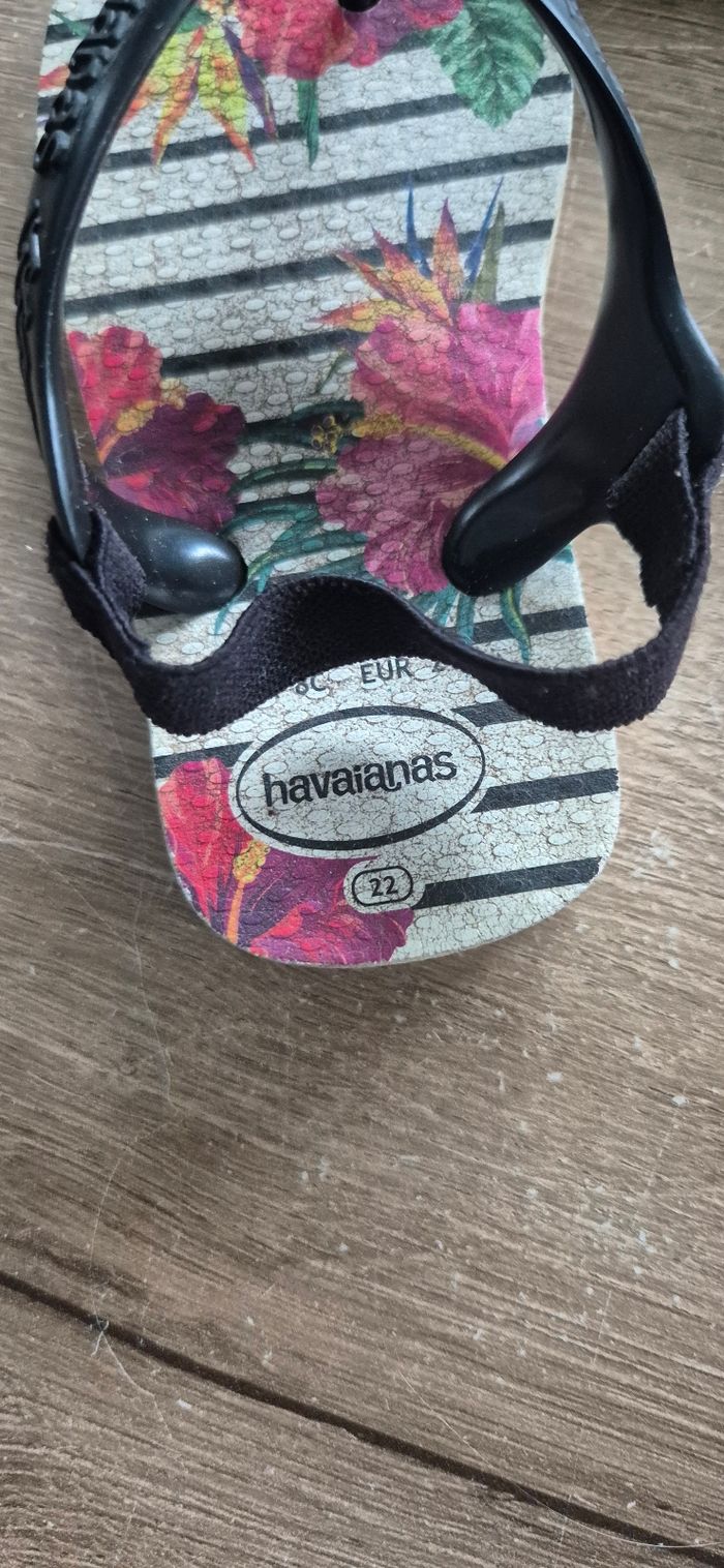 Tongs avec élastiques Havaianas T.22 - photo numéro 5