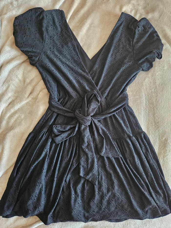 Robe dos nu broderie anglaise Topshop