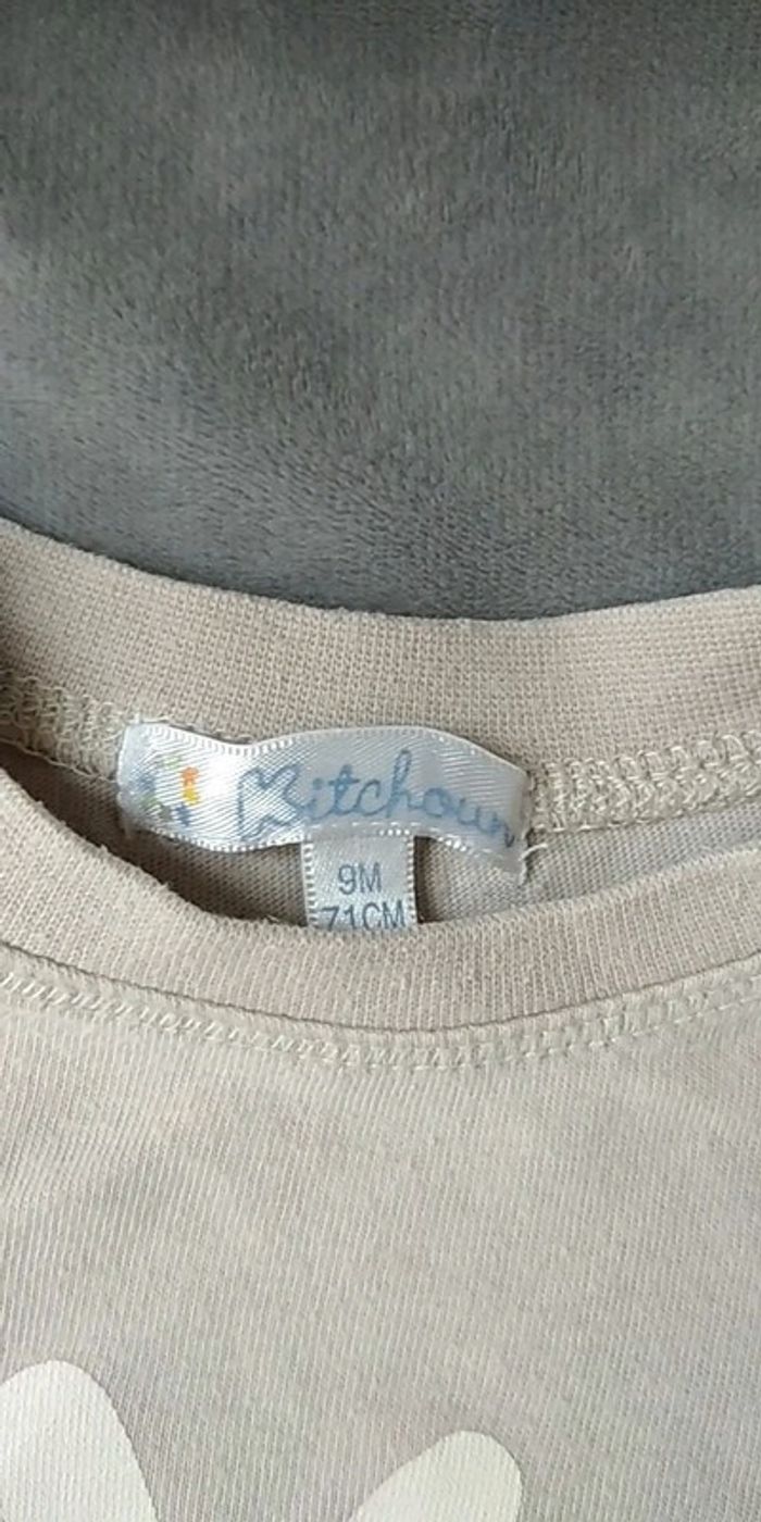 Tee shirt manches longues Garçon 9 mois "lapin" My little Kitchoun - photo numéro 6