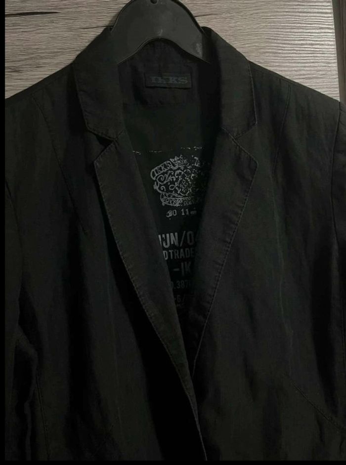 Blazer veste  femme IKKS 38  M  noire - photo numéro 2