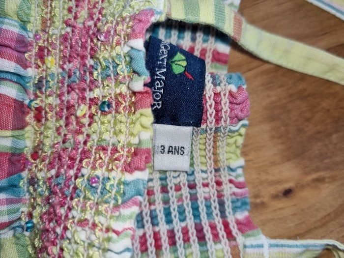 Robe madras coloré Sergent Major 3 ans - photo numéro 3