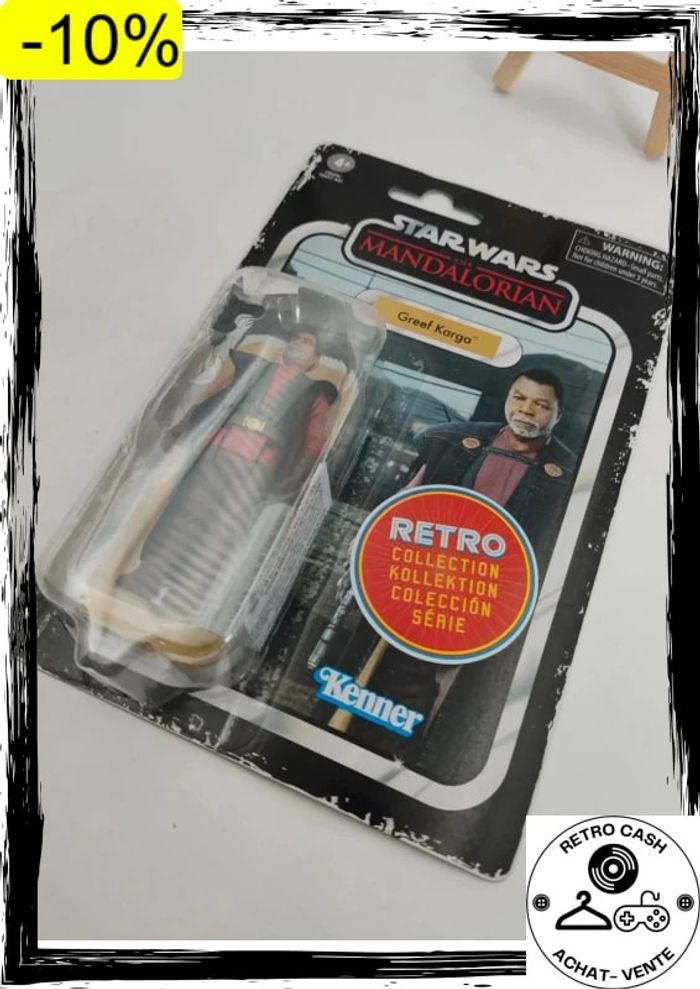 Star Wars The Mandalorian Retro Collection 3.75'' Greef Karga - photo numéro 4