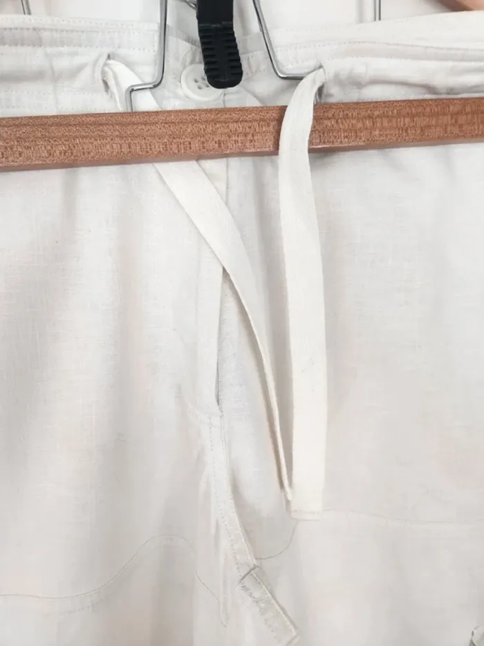 Joli pantalon blanc été femme Kiabicasual taille 38 - photo numéro 4