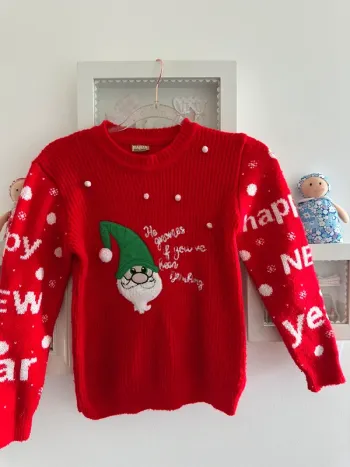 Pull rouge Noël