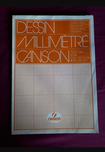 papier millimétré canson